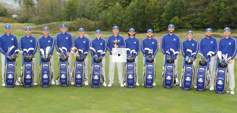 The significance of the numbers on Team Europe's Ryder Cup golf bags