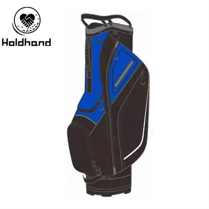 Golfo krepšys bet kokiam-orui su 15-pakopų klubų rūšiavimu, „Premium Putter Caddy“, pritaikoma kišenine tinkleliu, vėsiu- gėrimų laikikliu, transformuojamu diržu ir greitai uždedama danga – unisex.