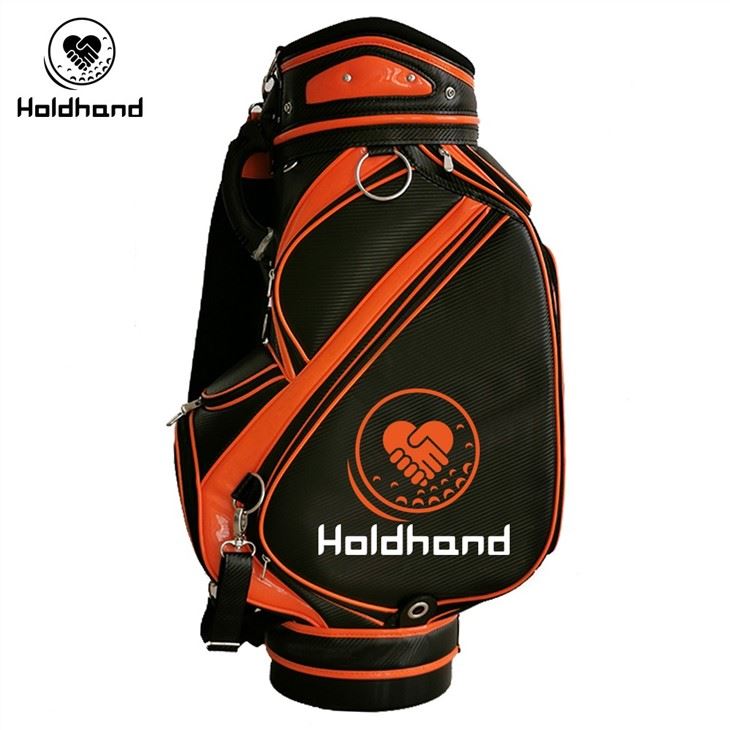 Hot Sale Custom Personal Logo Pu Leather Material Golf Sport Club Staff Tour Bags