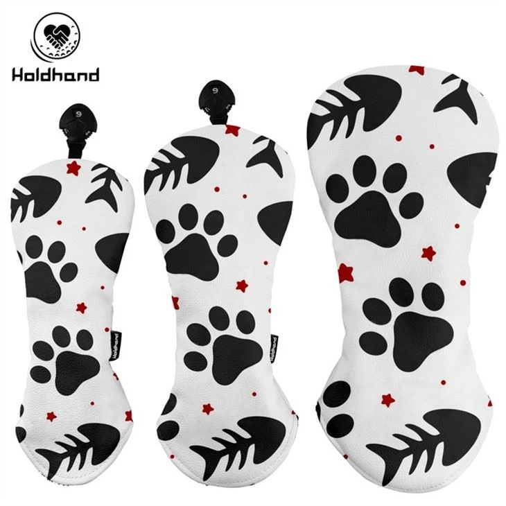 New Design PU Leather Driver Wood Head Cover Custom Logo OEM
